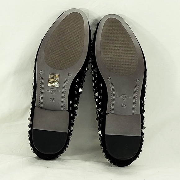 Studded black Loafers men's 8.5 - Picture 8 of 8